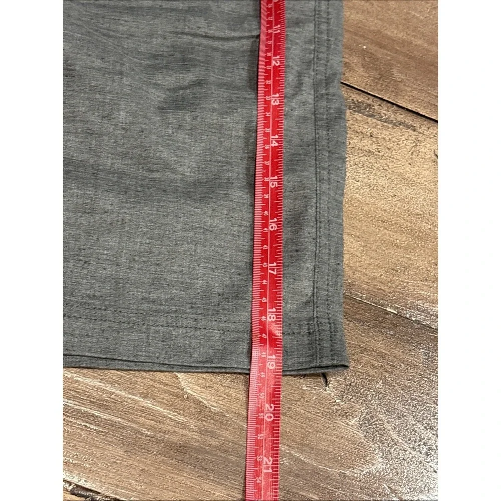 Prana Vaha Shorts Mens Size Xs Drawstring Waist Hemp Cotton Blend Faded Stretch